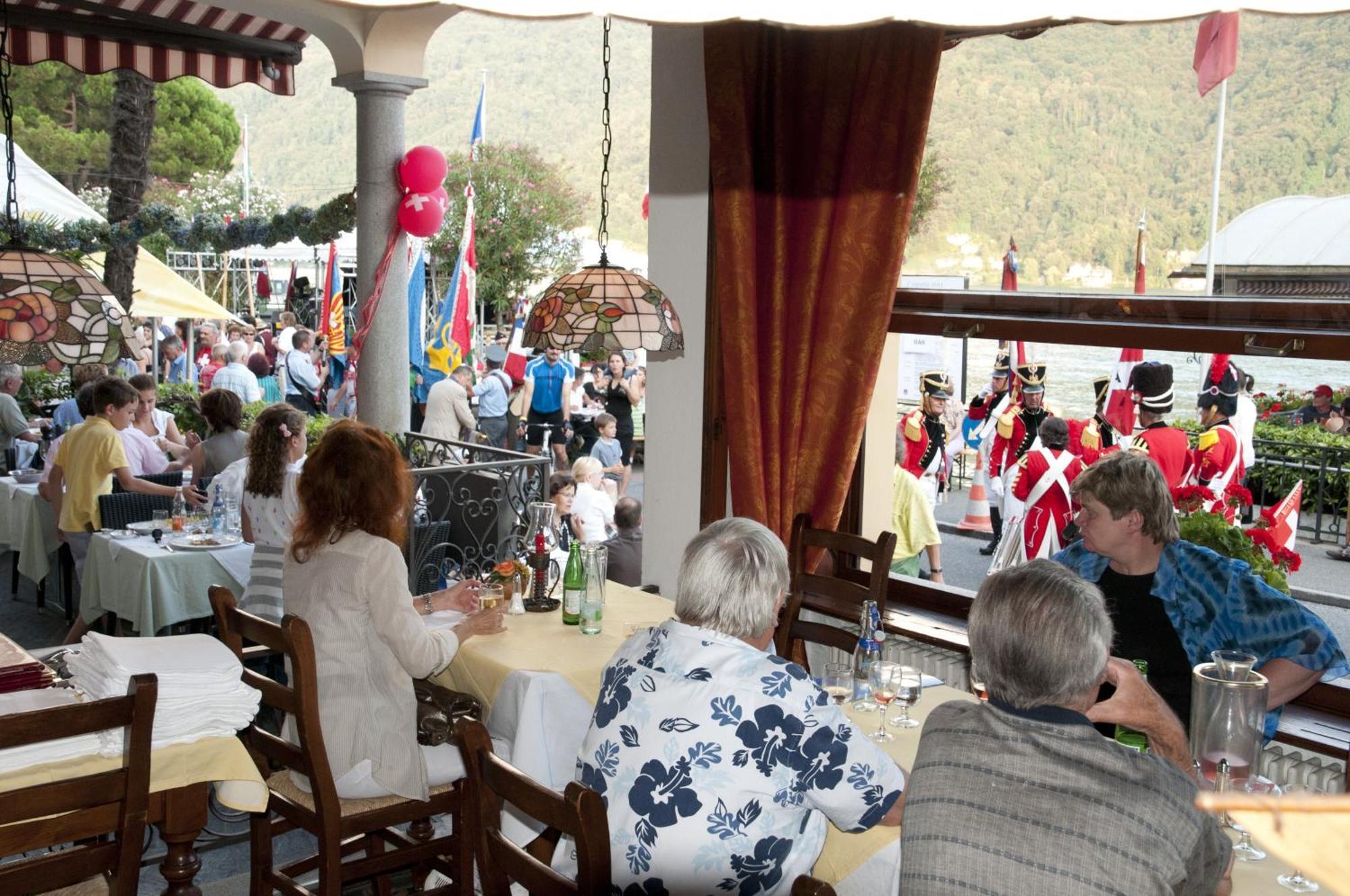 Albergo Ristorante Della Posta Моркоте Екстериор снимка